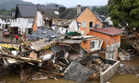 The floods caused serious major damage to properties in Schuld, near Bad Neuenahr-Ahrweiler in western Germany
